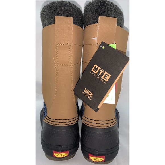 Vans Standard Snow MTE Boots Brown Charcoal Ski Boots NWT 8.5 - Picture 4 of 7